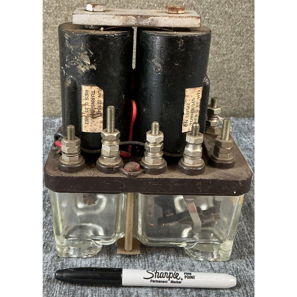 WABCO DN-22B H Biased Neutral DC Relay Railroad Signal Union Switch Untested